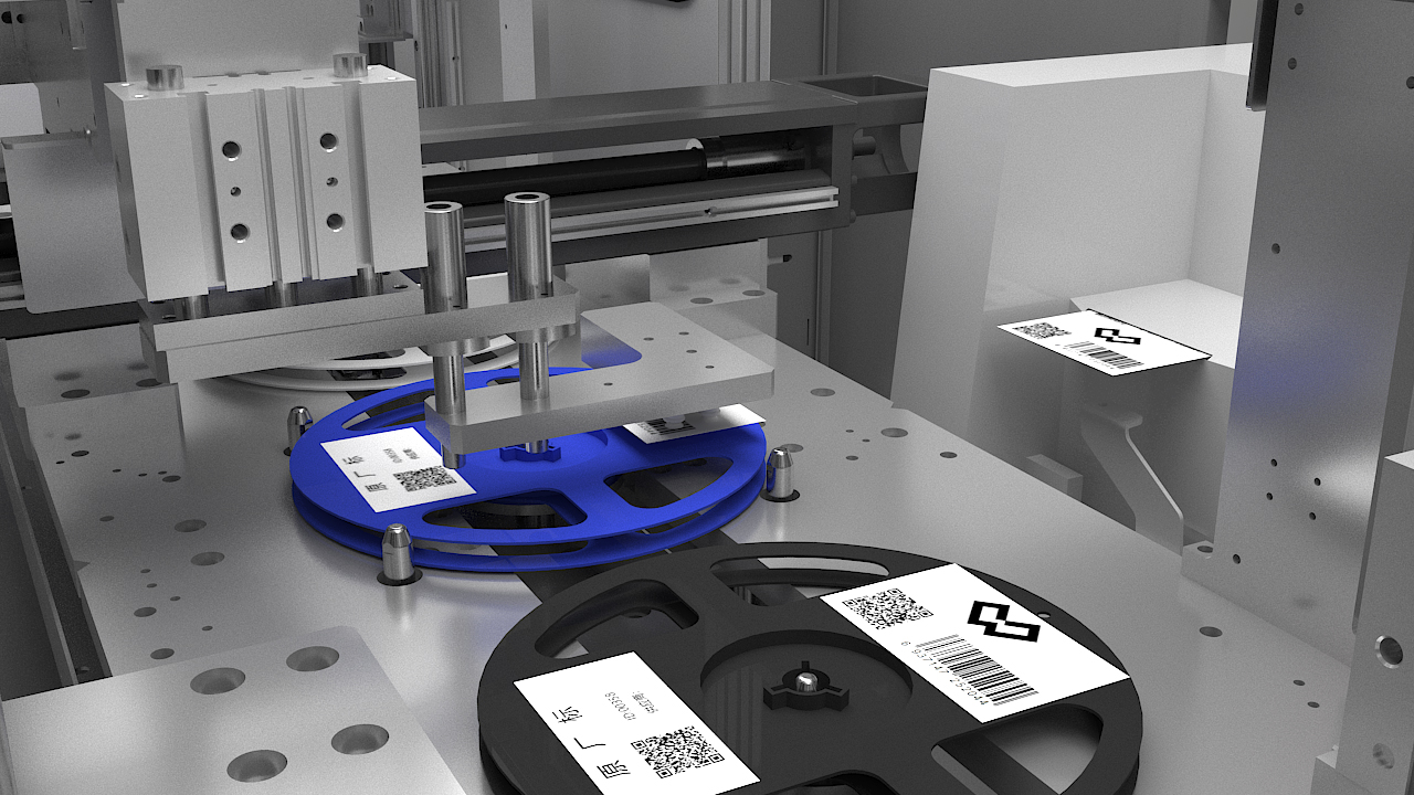 automatic plane labeling machine