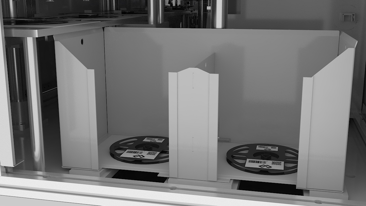 SMT reels automatic labeling