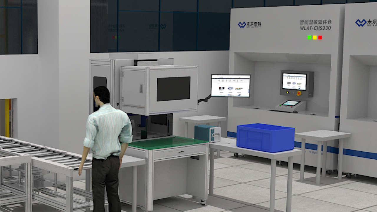 smt production line labeling machine