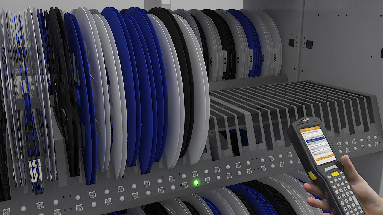 SMD component storage rack