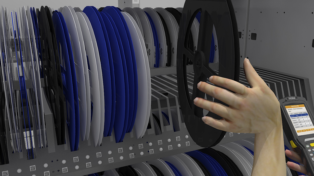 smart 7"reel rack